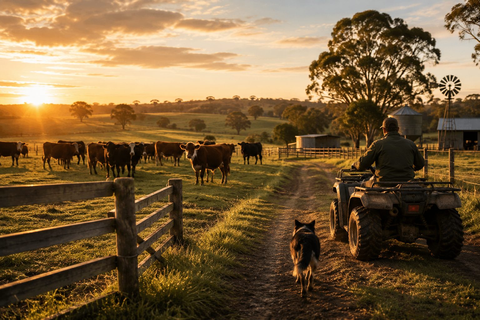 A farm to-do list with assigned, dated tasks pinned to paddocks